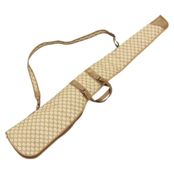 GUCCI GG Supreme GunSlip PVC Beige Auth MX319 - Picture 1 of 14